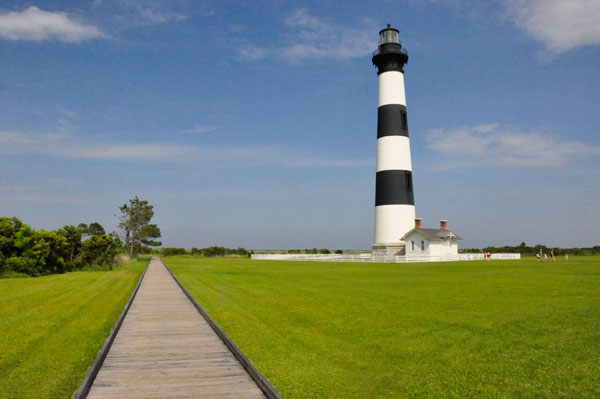 boardwalk near Bodie Island Lighthouse